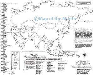 Step-by-step Mapping - Asia - Maps For The Classroom