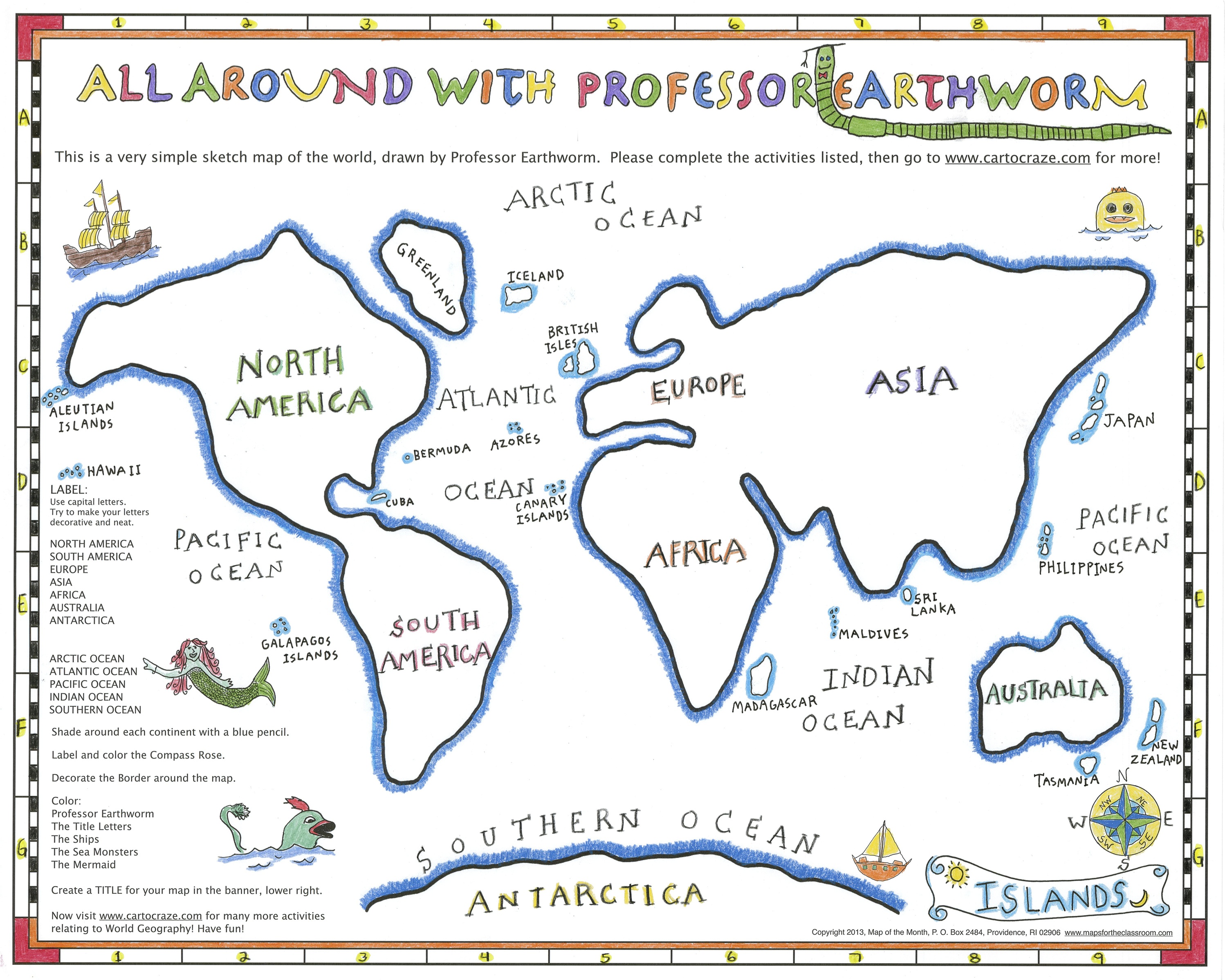 Geography with a Simple "Sketch Map" Maps for the Classroom