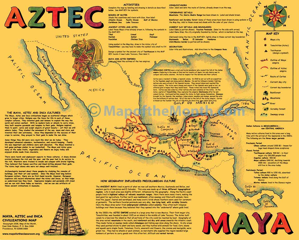 Discover The Differences Between The Mayans and Aztecs - WorldAtlas