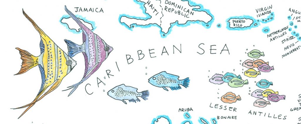 Caribbean Islands - Maps for the Classroom