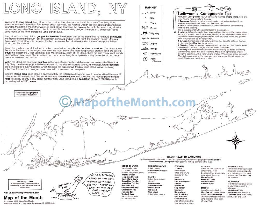 county map of peconic ny