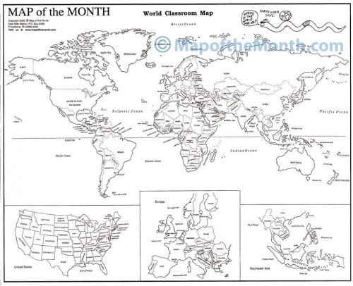 world countries labeled map maps for the classroom