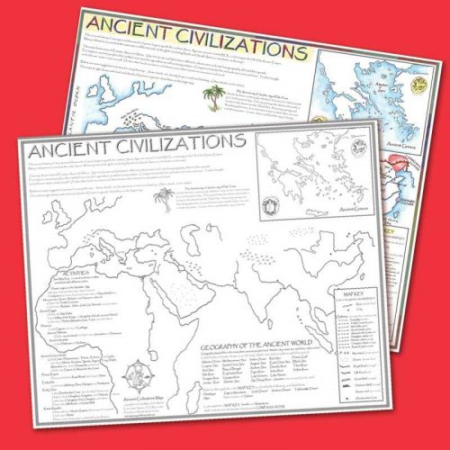 Geography activity maps and resources for the classroom by Map of the Month
