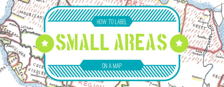 How to Label Small Areas on a Map - Maps for the Classroom