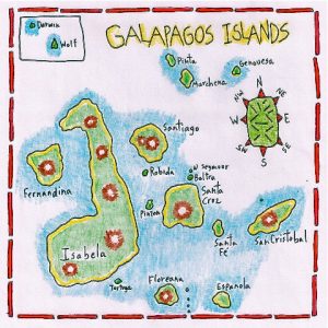 EW's galpagos map