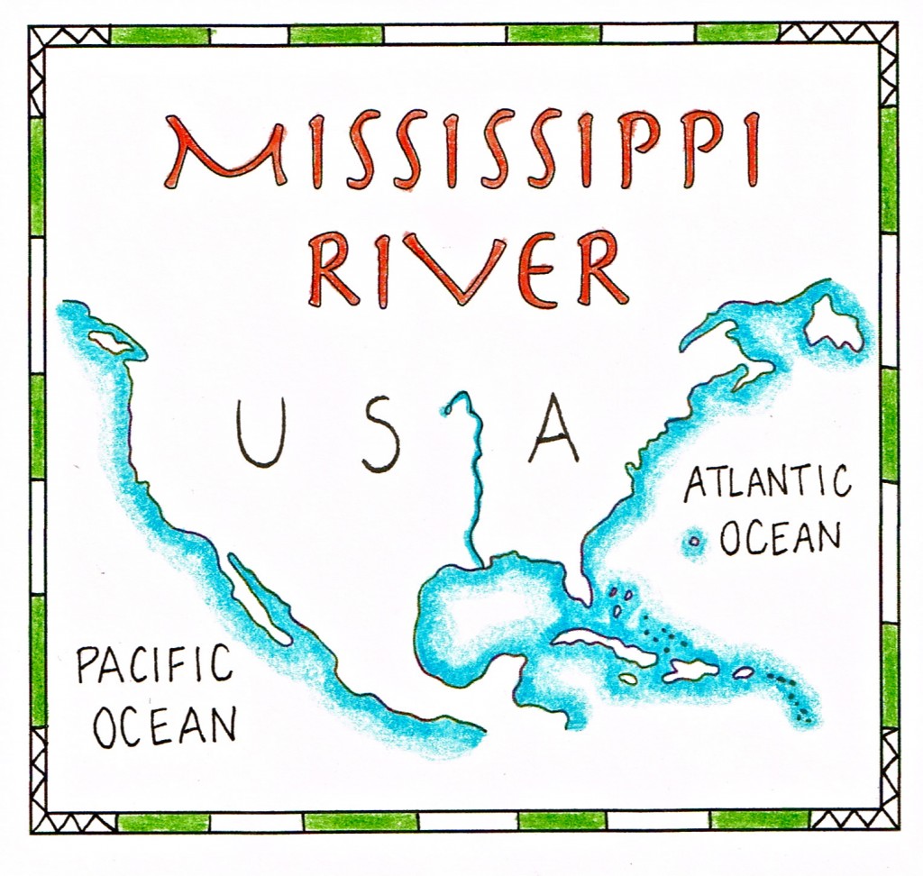 Mississippi riv color