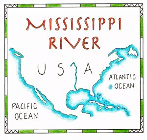 Mississippi riv color