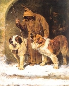 St._Bernards_-_To_The_Rescue_by_John_Emms_(artist)