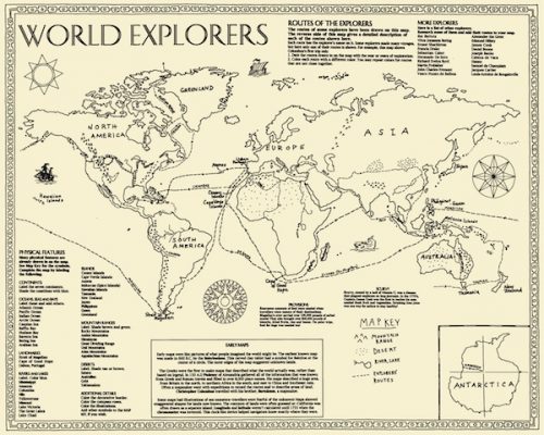 World Explorers: Map Borders, Old and New - Maps for the Classroom