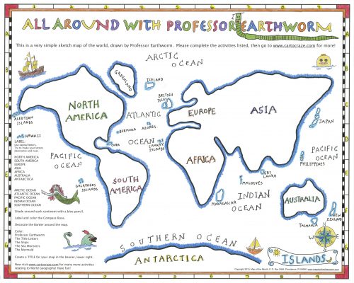 Geography With A Simple "Sketch Map" - Maps For The Classroom