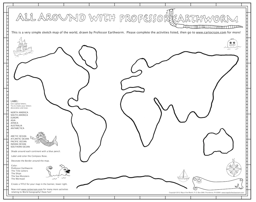 Cartoon Line Illustration Of A Map With A Cloud Outline Sketch Drawing  Vector, Geography Drawing, Geography Outline, Geography Sketch PNG and  Vector with Transparent Background for Free Download