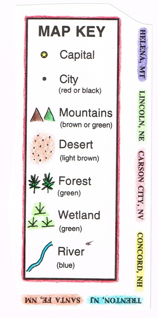 Studying with your state map! - Maps for the Classroom