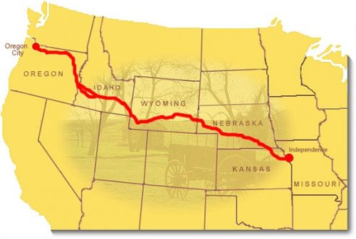 First Covered Wagons Reach California And Oregon In 1841 Maps For The