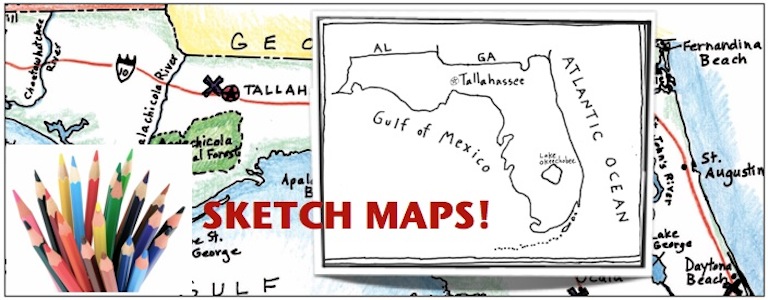 Drawing Sketch Maps of O.S. Maps and Aerial Photographs