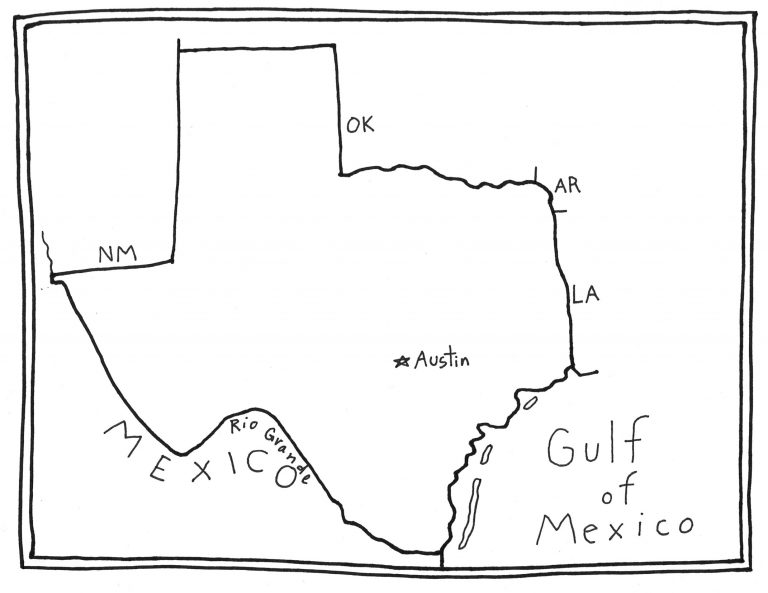 More fun with a SKETCH MAP of TEXAS Maps for the Classroom