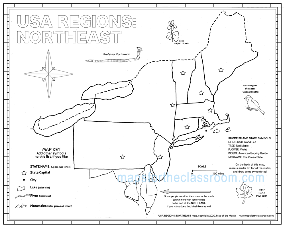 USA Regions: Northeast